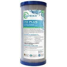 MATRIX 01-450-10-MATRIX BB CTO Plus 1 Micron 4.5"x10" Chlorine- Chloramine- VOC CTO PLUS 1 MICRON For Chloramine- VOC KX MATRIKX 