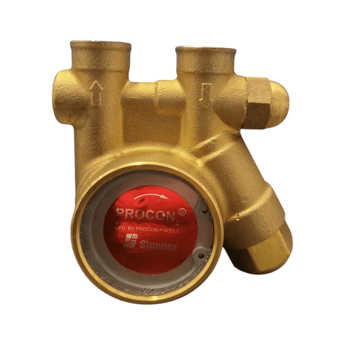 Procon 111A035F11CA Brass 200 Rotary Vane Pump, 3/8" NPTF, 35 GPH with an integral strainer SERIES 1 - Brass Pumps Procon 