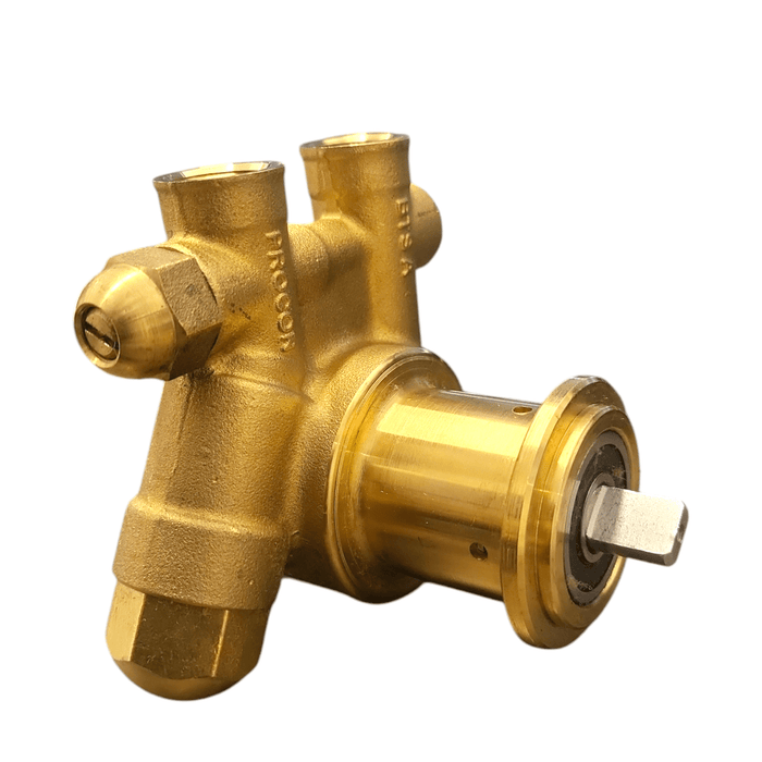 Procon 111A100F11AA 200PSI Brass Rotary Vane Pump, 3/8" NPTF, 154 GPH with an integral strainer SERIES 1 - Brass Pumps Procon 