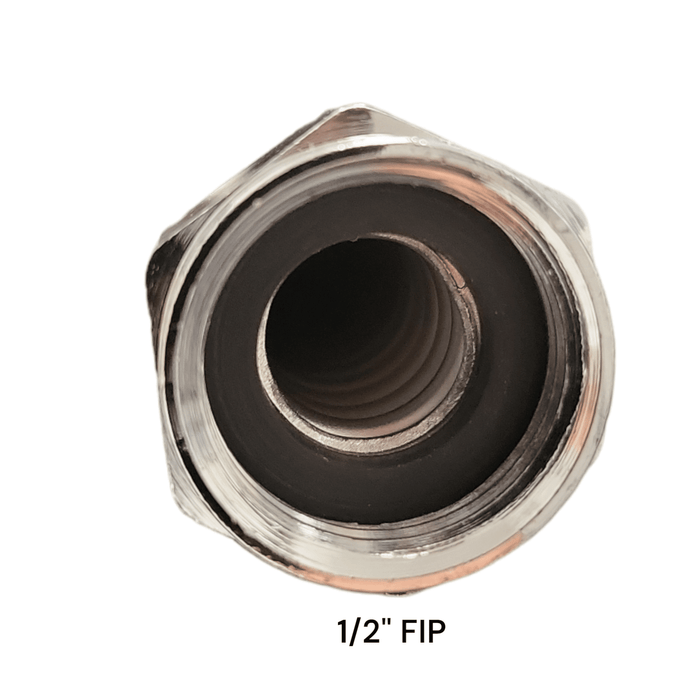 Falcon Stainless Steel flex Connector (S-02-16") 16" length 1/2" FIP x 1/2" FIP 1/2" Female SS Flex Connectors Falcon Stainless 