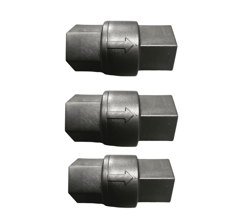 SMC 6940090 694 Series PVC NSF Check Valve ; 1/4"FNPT x 1/4"FNPT Buna CheckValve 1/4"FNPT x 1/4"FNPT Buna SMC 3 Pack 