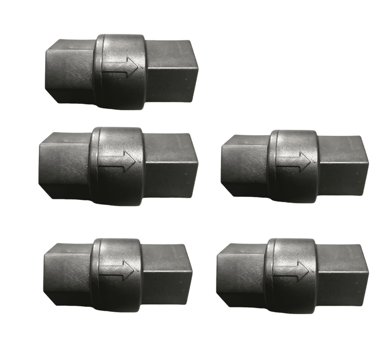 SMC 6940090 694 Series PVC NSF Check Valve ; 1/4"FNPT x 1/4"FNPT Buna CheckValve 1/4"FNPT x 1/4"FNPT Buna SMC 5 Pack 