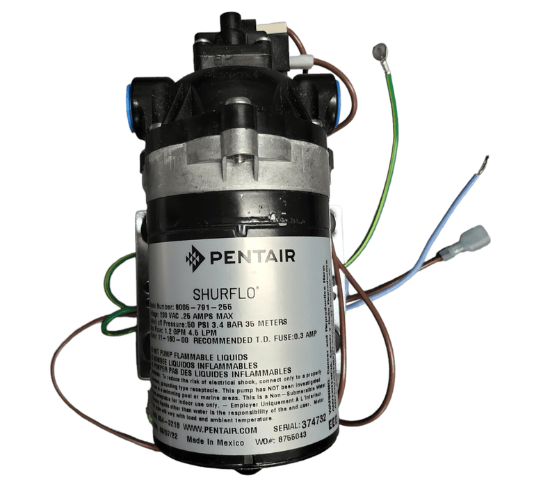 Shurflo 8005-791-255 Delivery Diaphragm Pump 230V 8000 SERIES Delivery Pumps Shurflo By Pentair 