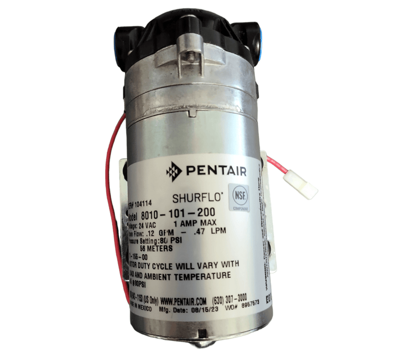 Shurflo 8010-101-200 RO Booster Pump 24V 50GPD 80PSI 8000 SERIES RO Booster Pump Shurflo By Pentair 