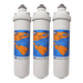 Omnipure L5515 Plus Chlorine Reduction Water Filter L-Series|Chlorine Reduction|10"Length Omnipure 3 Pack 