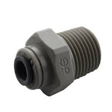 John Guest PI010823S Male Connector NPTF - 1/4 x 3/8 NPTF male connectors JOHN GUEST 