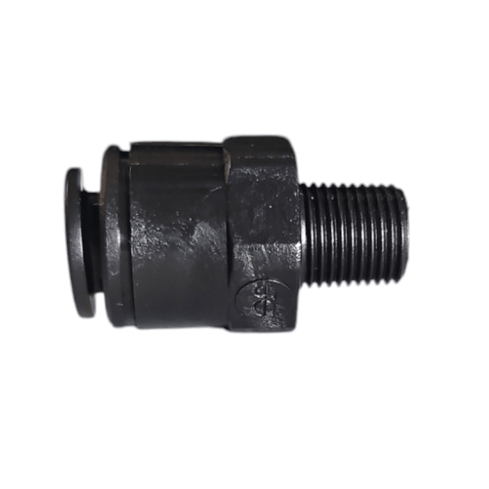 John Guest Black PM010801E Metric Male Connector 8MM O.D.By 1/8" Bspt Male Metric Male Connector Black Acetal JOHN GUEST 1 Pack 