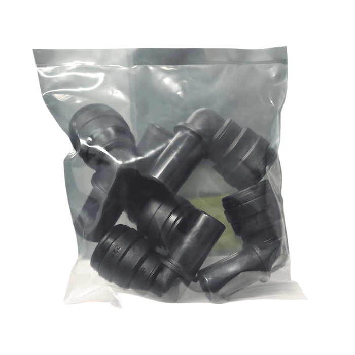 John Guest PM222222E Black Stem Elbow Size 22MM x 22MM Metric Stem Elbow Black Acetal JOHN GUEST 