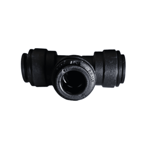 John Guest Quick Connect Fitting 3/8” Tee Black - PP0212E Tee Connector Black Polypropylene JOHN GUEST 1 Pack 