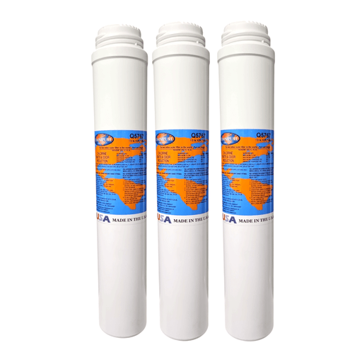 Omnipure Q5767 1/2 LB. KDF / T-GAC Water Filter GAC|Chlorine Taste Reduction |12"Length Omnipure 3 Pack 