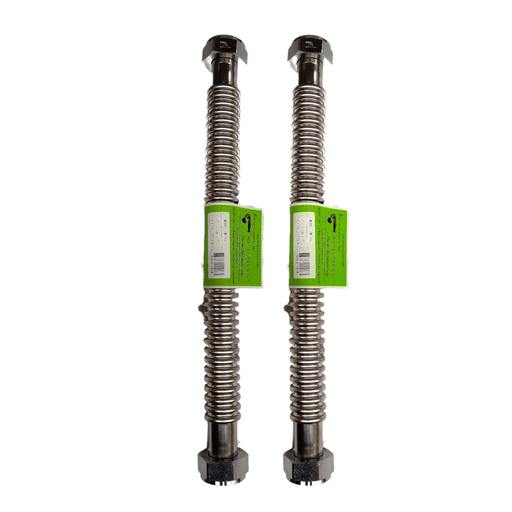 Falcon Stainless Steel flex Connector (SWC-114"X24") 24" length 1 1/4" FIP x 1 1/4" FIP 1 1/4" Female SS Flex Connectors Falcon Stainless 2 Pack 