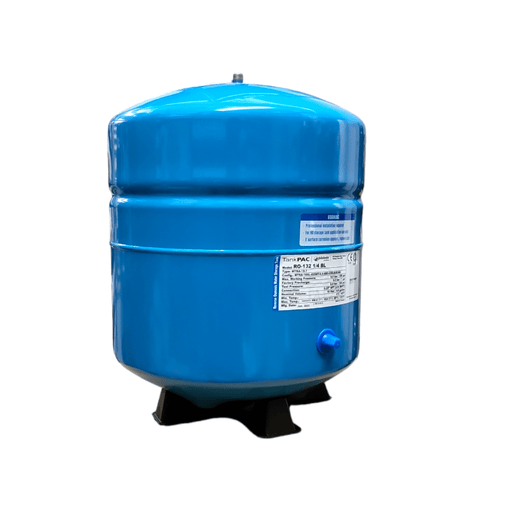 Reverse Osmosis Tank RO-132 4.4 Gallon Blue Metal With 1/4" Male Port Thread TKE-3200B 2 to 4 Gallon Storage Tanks TankPAC 