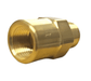 SMC 6460090 646 Series Brass Check Valve ; 3/8"FNPT x 3/8"MNPT Brass Check Valve 3/8"FNPTx3/8"MNPT SMC 