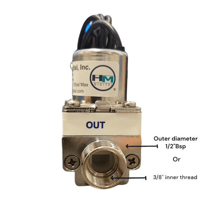 HM Digital LBS-10 LeakBlock Sensor, 6 GPM max, 3/8" FNPT x 1/2" MBSP, 125 PSI LBS-10/ Leak Sensor HM Digital 